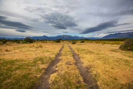 Patagonia landscapes in Southern Argentina. Beautiful natural landscapes.の写真素材