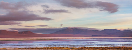 Fantastic Scenic landscapes of Northern Chile, Atacama desert. Beautiful inspiring natural landscapes.の写真素材