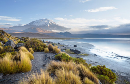 Fantastic Scenic landscapes of Northern Chile, Atacama desert. Beautiful inspiring natural...