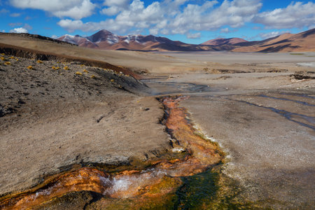 Natural Hot Spring in  Northern Argentina,, South America.の写真素材