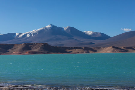 Fantastic Scenic landscapes of Northern Chile, Atacama desert. Beautiful inspiring natural landscapes. High mountains.の写真素材