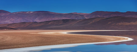 Fantastic Scenic landscapes of Northern Argentina, Balcon del Pissis. Beautiful inspiring natural landscapes.の写真素材