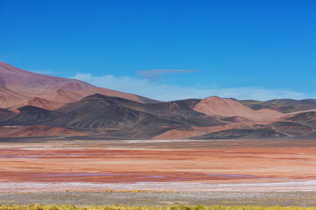 Fantastic Scenic landscapes of Northern Argentina. Beautiful inspiring natural landscapes.の写真素材