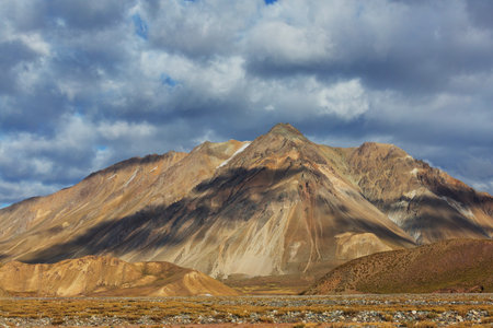 Amazing mountain landscapes in Valle Hermosa, Argentina, South Americaの写真素材