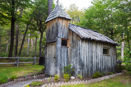 Rural church in altiplano village near San Pedro de Atacama, north Chile, South Americaの写真素材