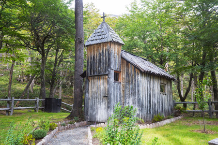Rural church in altiplano village near San Pedro de Atacama, north Chile, South Americaの写真素材