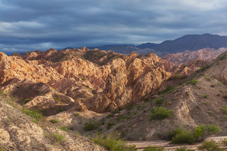 Fantastic Scenic landscapes of Northern Argentina. Beautiful inspiring natural landscapes.