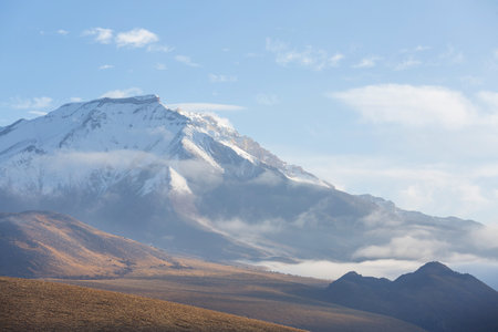 Fantastic Scenic landscapes of Northern Chile, Atacama desert. Beautiful inspiring natural landscapes. Kalgaspores in high mountains.の写真素材