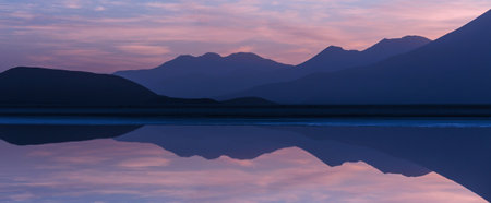 Beautiful natural landscapes in Atacama desert, northern Chileの写真素材