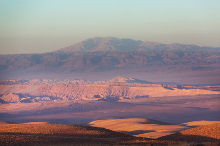 Fantastic Scenic landscapes of Northern Chile, Atacama desert. Beautiful inspiring natural landscapes. Kalgaspores in high mountains.の写真素材