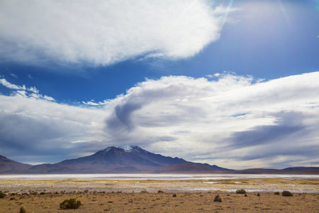 Fantastic Scenic landscapes of Northern Chile, Atacama desert. Beautiful inspiring natural landscapes.の写真素材