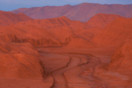 Fantastic Scenic landscapes of Northern Argentina. Beautiful inspiring natural landscapes.の写真素材