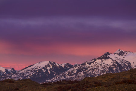 Patagonia landscapes in Southern Argentina. Beautiful natural landscapes.の写真素材