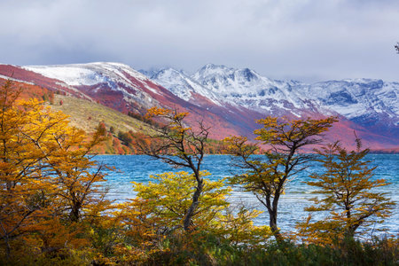 The beautiful lake in Autumn season