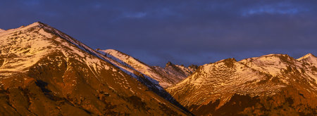 inspiration concept scene -sunrise in mountains,  Beautiful natural background
