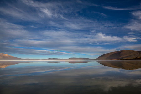 Beautiful natural landscapes in Atacama desert, northern Chileの写真素材