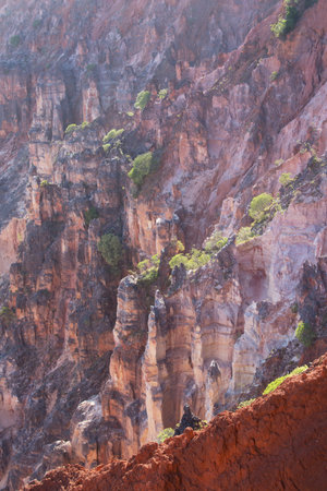 Rock formations in Jalapao National Park, Brazil, South Americaの写真素材