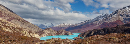 Colorful Autumn season in mountainsの写真素材