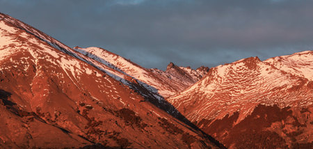Patagonia landscapes in Southern Argentina. Beautiful natural landscapes.