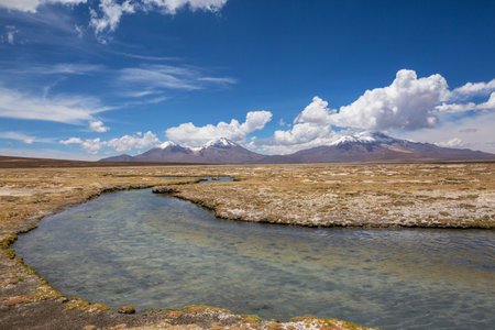 Fantastic Scenic landscapes of Northern Chile, Atacama desert. Beautiful inspiring natural...