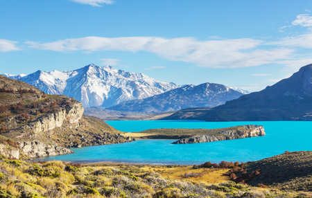 Patagonia landscapes in Southern Argentina. Beautiful natural landscapes.の写真素材
