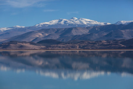 Beautiful natural landscapes in Atacama desert, northern Chileの写真素材