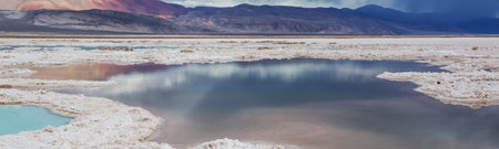 Fantastic Scenic landscapes of Northern Argentina. Beautiful inspiring natural landscapes. Laguna...