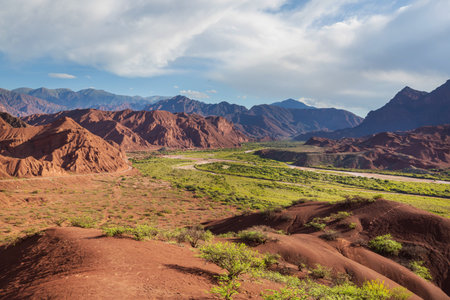 Fantastic Scenic landscapes of Northern Argentina. Beautiful inspiring natural landscapes.の写真素材