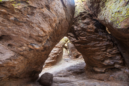 Unusual  landscape at the Chiricahua National Monument, Arizona, USAの写真素材