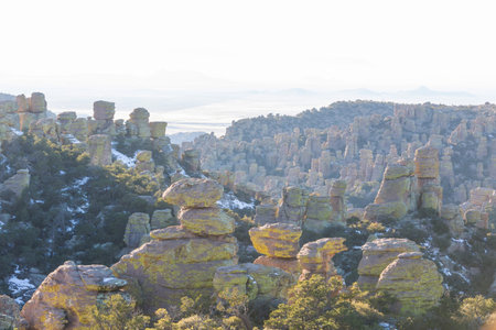 Unusual  landscape at the Chiricahua National Monument, Arizona, USA