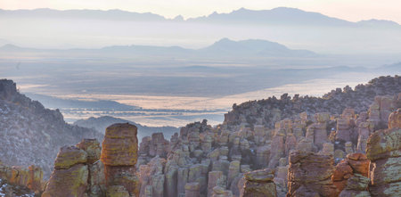 Unusual  landscape at the Chiricahua National Monument, Arizona, USA