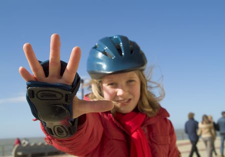 skating girlの写真素材