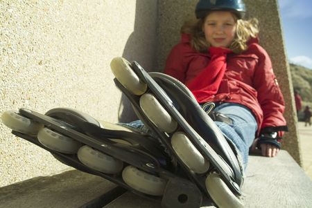 skating girl