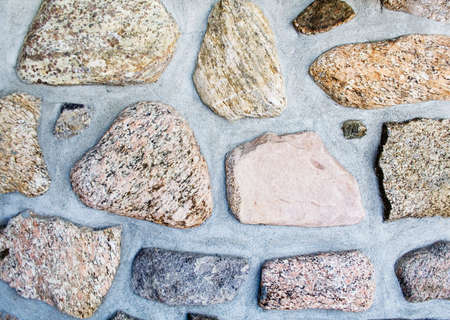 Stone wall textureの写真素材