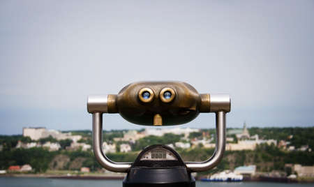 Binocular in Quebecの写真素材