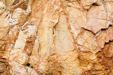 Stone texture taken from the "Rocher Percé" , Pierced Rock.の写真素材