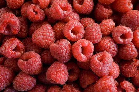 Raspberries texture