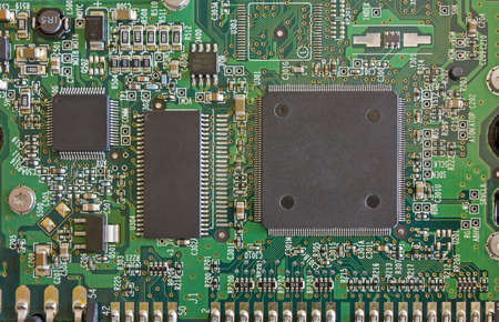 Computer Circuit Board taken from a hard disk.