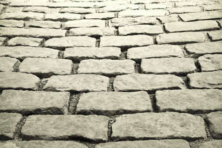 cobblestones background , Old port in Quebecの写真素材