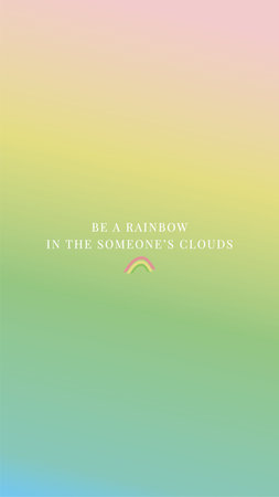 Be a rainbow in the someone's clouds, backgroundの写真素材