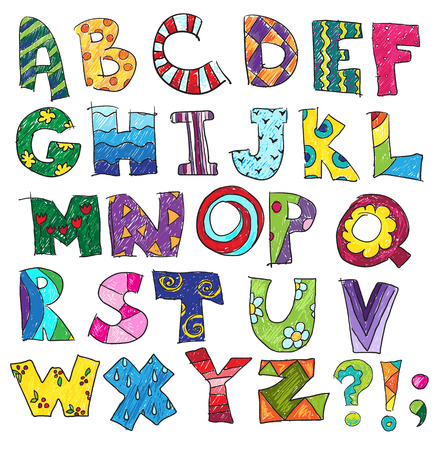 ABC alphabetのイラスト素材