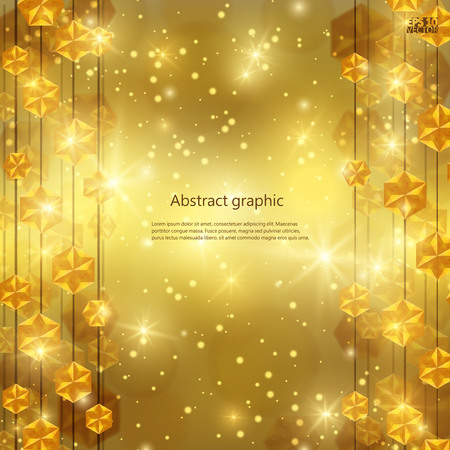 Falling Gems Abstract Background. Eps10 Vector illustration.のイラスト素材