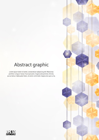 Falling Gems Abstract Background. Eps10 Vector illustration.のイラスト素材