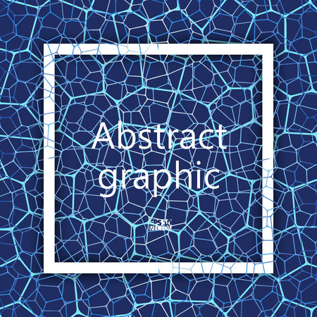 Structure molecule and communication. Scientific concept for your design. Medical, technology, science background.  Vector illustrationのイラスト素材