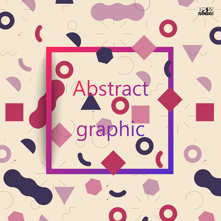 Abstract background with geometric elements. Vector illustration.のイラスト素材