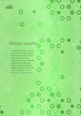 Abstract molecules medical background. Eps10 Vector illustration.のイラスト素材