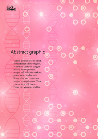 Abstract molecules medical background. Eps10 Vector illustration.のイラスト素材