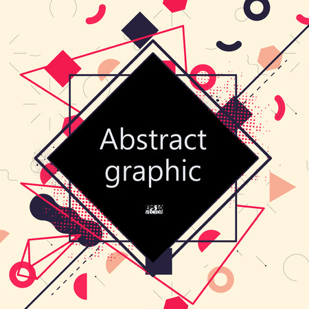 Abstract background with geometric elements. Eps10 Vector illustration.のイラスト素材