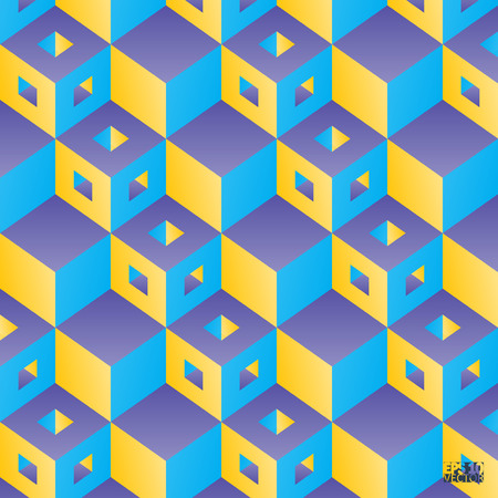 Abstract background with cubes. Eps10 vector illustration.