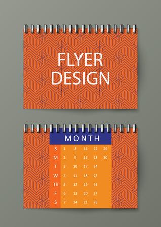 Brochure template with abstract background. Abstract background with geometric pattern. Eps10 Vector illustrationのイラスト素材
